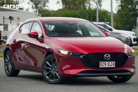 Red 2025 Mazda 3 Hatchback G20 Touring Vision