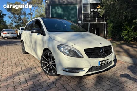 White 2013 Mercedes-Benz B250 Hatchback Be