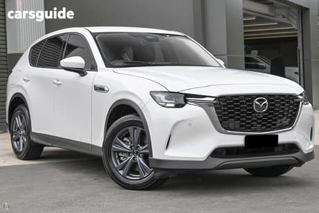 White 2025 Mazda CX-60 Wagon P50E Evolve Phev