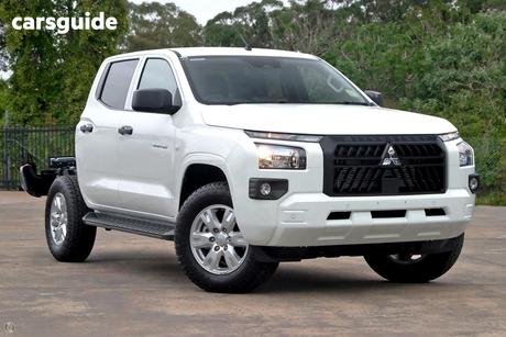 White 2025 Mitsubishi Triton Double Cab Pick Up Glx+ (4X4)