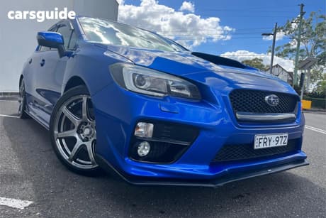 Blue 2014 Subaru WRX Sedan Premium (Awd)