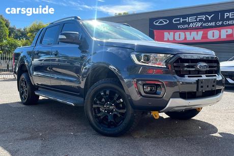 Grey 2020 Ford Ranger Double Cab Pick Up Wildtrak 2.0 (4X4)