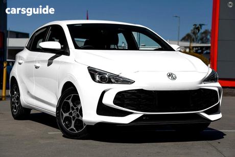 White 2025 MG MG3 Hatchback Excite Hybrid+