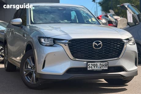 Silver 2025 Mazda CX-60 Wagon G40E Pure Hybrid