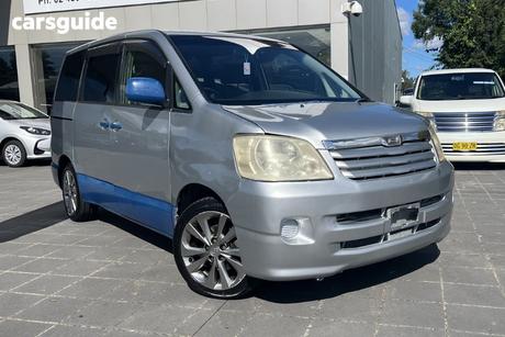 Silver 2004 Toyota Noah Commercial