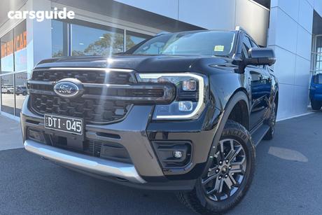 Black 2025 Ford Ranger Double Cab Pick Up Wildtrak 3.0 (4X4)