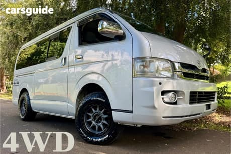 Silver 2007 Toyota HiAce Commercial 4WD SUPER GL