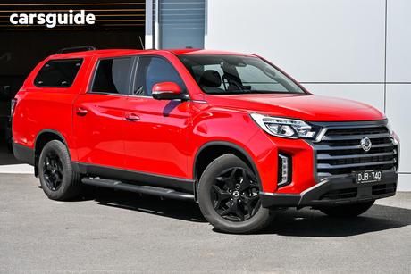 Red 2024 Ssangyong Musso XLV Crew Cab Pickup Ultimate