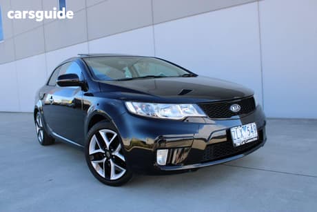 Black 2012 Kia Cerato Coupe Koup Sls
