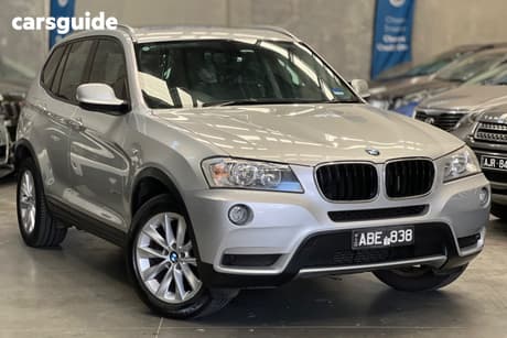 Grey 2014 BMW X3 Wagon Xdrive 20D
