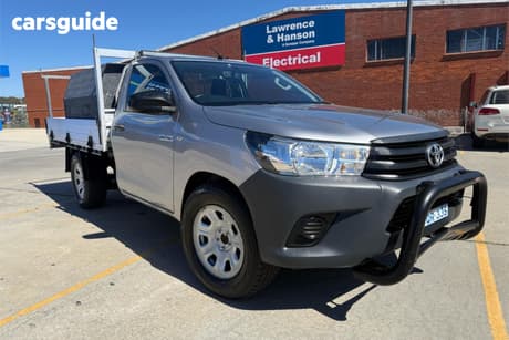 Silver 2017 Toyota Hilux Cab Chassis Workmate