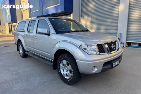 Silver 2011 Nissan Navara Dual Cab Pick-up St (4X4)