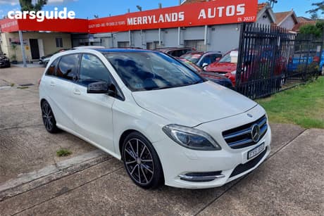 White 2013 Mercedes-Benz B250 Hatchback Be