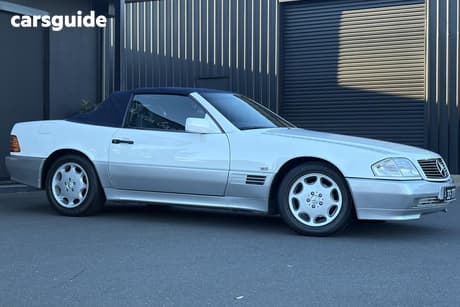 White 1994 Mercedes-Benz SL500 Convertible