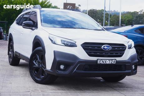 White 2021 Subaru Outback Wagon Awd Sport