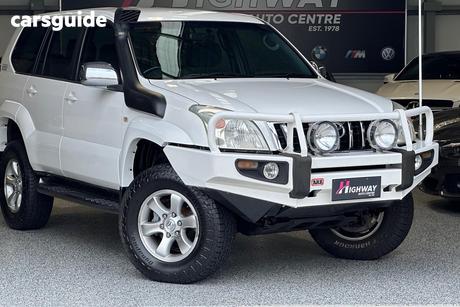 White 2006 Toyota Landcruiser Prado Wagon Gxl (4X4)