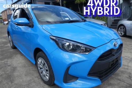 Blue 2020 Toyota Yaris Hatch MHP15 MYO20