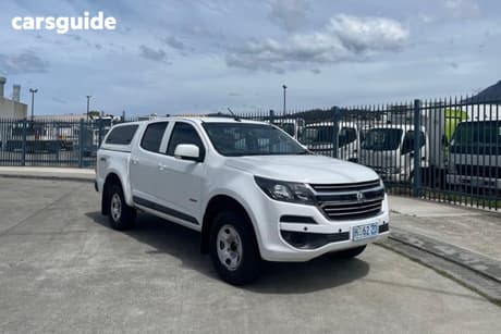 White 2018 Holden Colorado Crew Cab Pickup Ls (4X4)