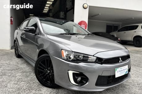 Grey 2017 Mitsubishi Lancer Sedan Black Edition (Es)