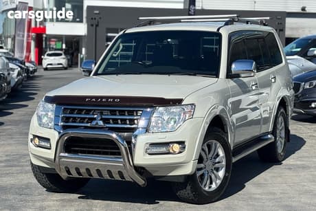 White 2020 Mitsubishi Pajero Wagon Gls (4X4) 7 Seat (Leather)
