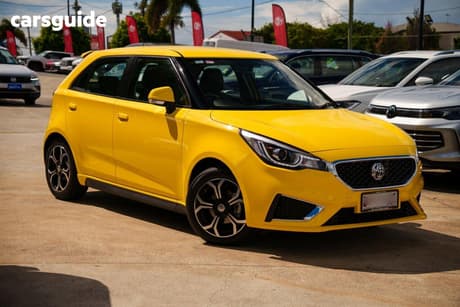 Yellow 2021 MG MG3 Hatchback Excite (With Navigation)