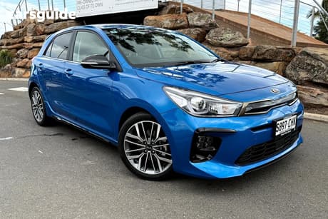 Blue 2020 Kia RIO Hatchback Gt-Line