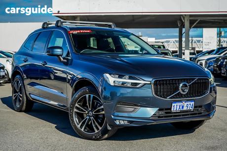 Blue 2019 Volvo XC60 Wagon D4 Momentum