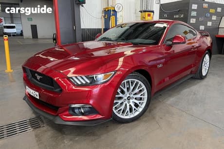 Red 2016 Ford Mustang Coupe Fastback Gt 5.0 V8