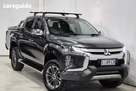 Grey 2019 Mitsubishi Triton Double Cab Pick Up Gls (4X4) Premium