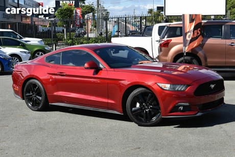 Red 2015 Ford Mustang Coupe Fastback 2.3 Gtdi
