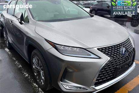 Grey 2022 Lexus RX SUV VERSION L HYBRID SUV W/ HUD DISPLAY