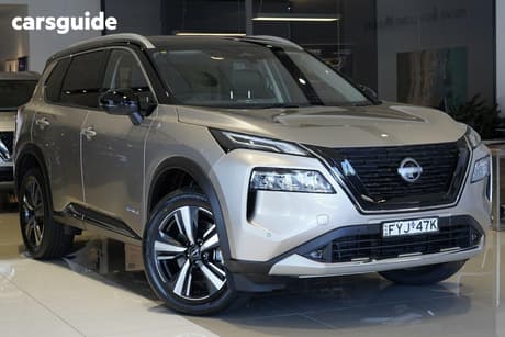 Silver 2025 Nissan X-Trail Wagon Ti (4Wd) E-Power (Hybrid)