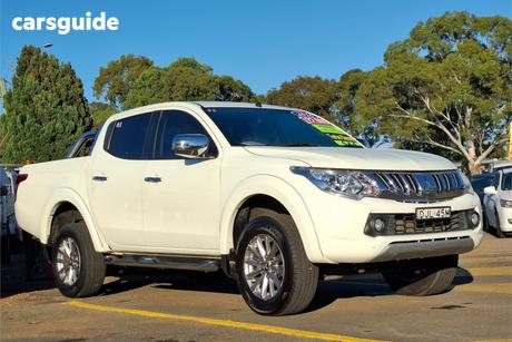 White 2016 Mitsubishi Triton Dual Cab Utility Gls (4X4)