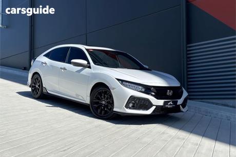 White 2019 Honda Civic Hatchback Rs