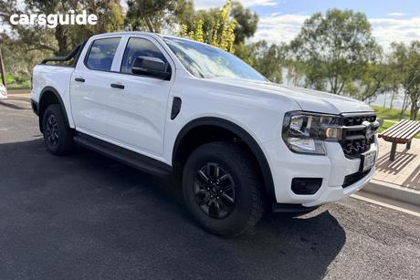 White 2025 Ford Ranger Double Cab Pick Up 2.0 (4X4) Black Edition