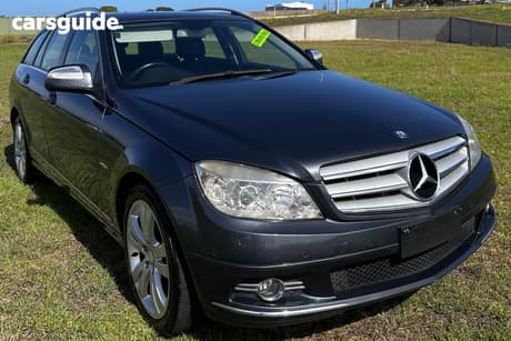 Grey 2008 Mercedes-Benz C200 Wagon Kompressor Avantgarde