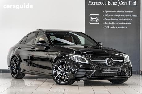 Black 2021 Mercedes-Benz C43 Sedan