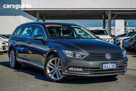 Grey 2017 Volkswagen Passat Wagon 140 Tdi Highline