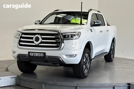 White 2024 GWM UTE Dual Cab Utility Cannon (4X4)