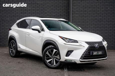 White 2017 Lexus NX300H Wagon Sports Luxury Hybrid (Awd)