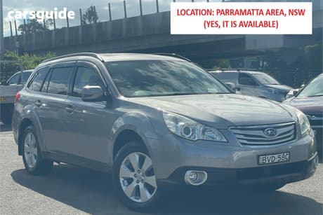 Silver 2011 Subaru Outback Wagon 3.6R Premium