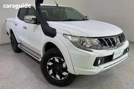 White 2018 Mitsubishi Triton Dual Cab Utility Exceed (4X4)