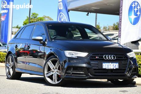 Black 2017 Audi S3 Hatchback Sportback 2.0 Tfsi S Tronic