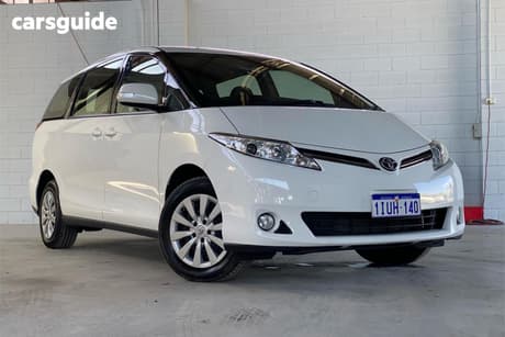 White 2019 Toyota Tarago Wagon Gli