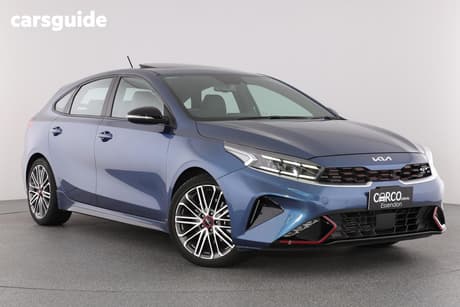 Blue 2022 Kia Cerato Hatchback Gt