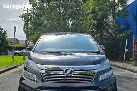 Black 2013 Toyota Vellfire Commercial
