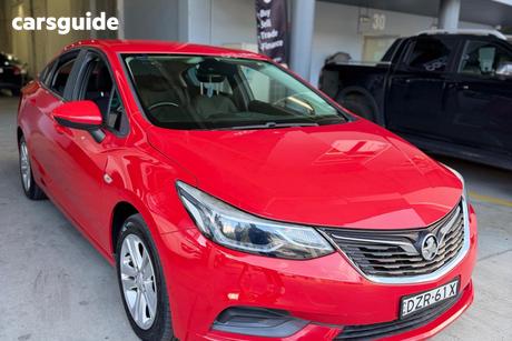 Red 2018 Holden Astra Sedan Ls
