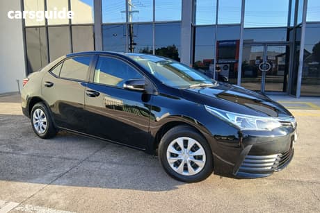 Black 2018 Toyota Corolla Sedan Ascent