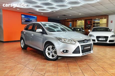 Silver 2013 Ford Focus Hatchback Trend