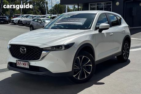 White 2024 Mazda CX-5 Wagon G25 Touring (Awd)